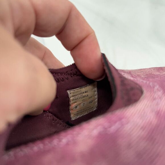 Cushe Shucoon Mary Jane Shoes Women's Size 9 Pink Purple Slip On Loafers Moc - Picture 11 of 12